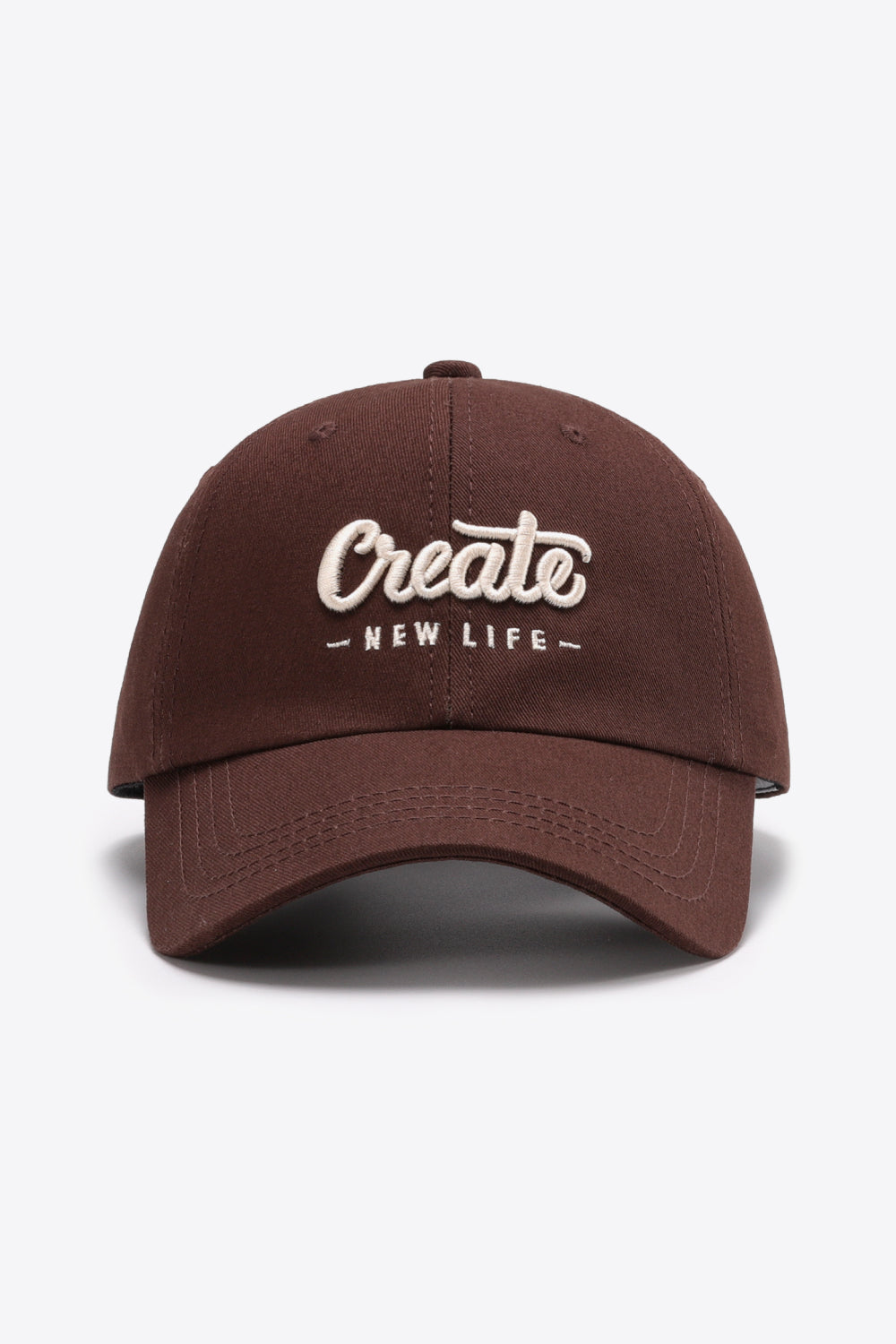 CREATE NEW LIFE Embroidered Baseball Hat