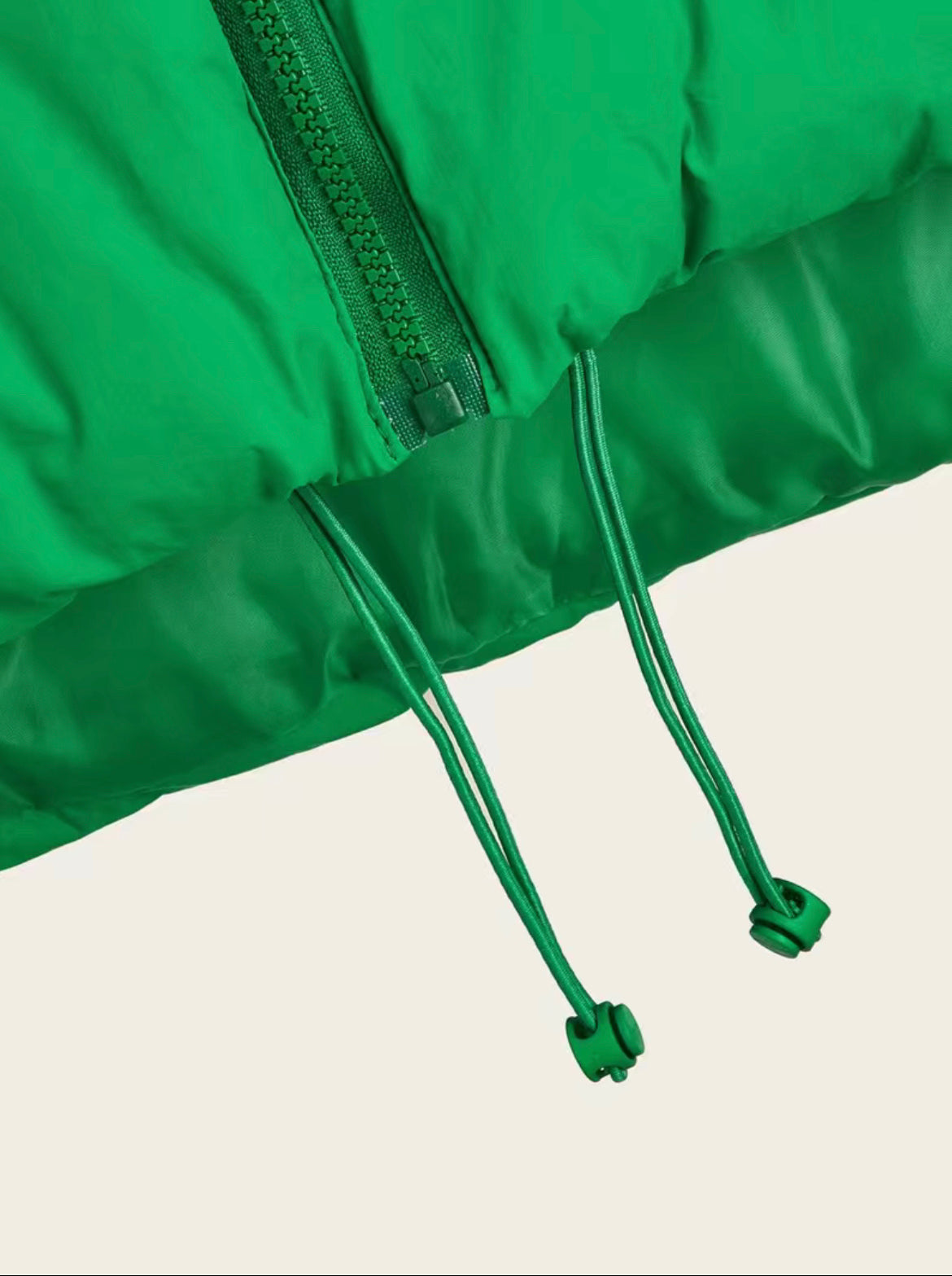 Green Era Cropped Puffer Vest