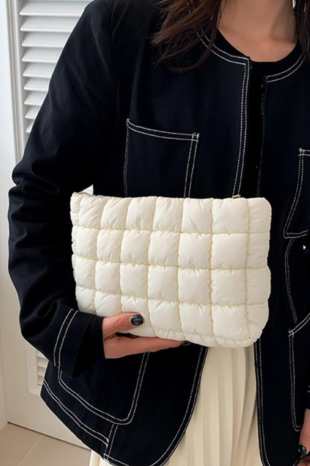 Puffy Pouch Clutch Bag