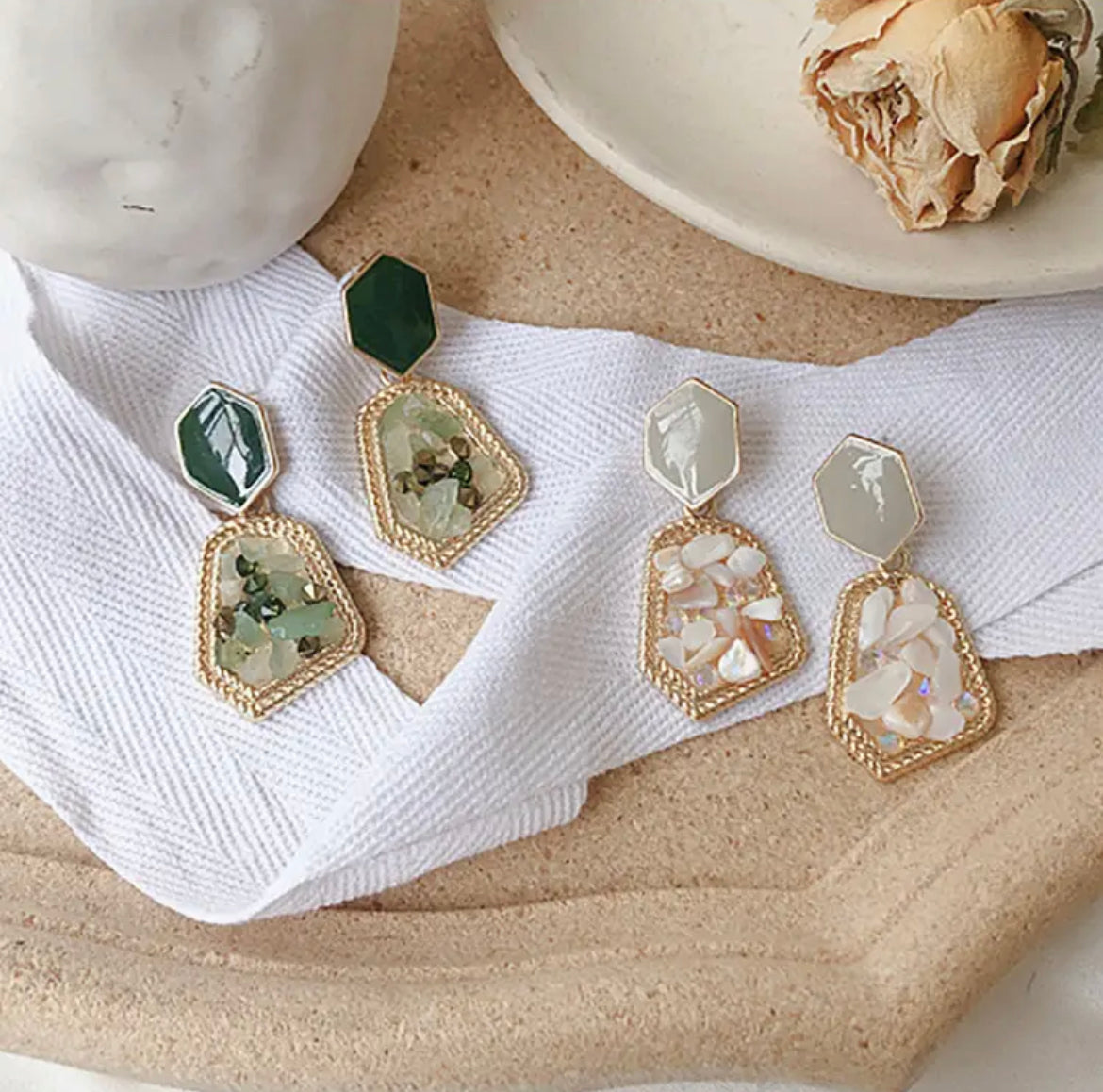 The Charmente French Vintage Earrings