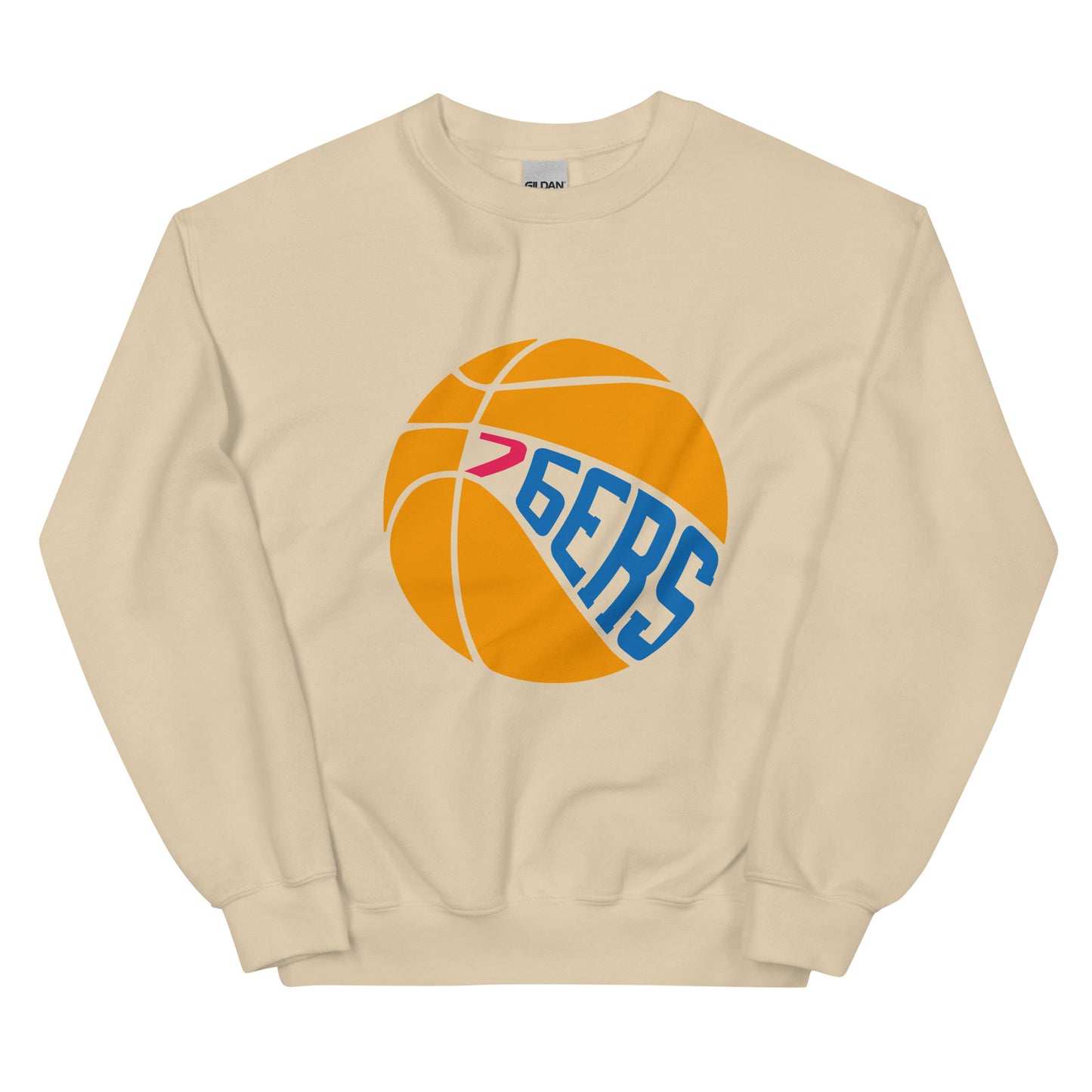 Retro Sixers Basketball Crew