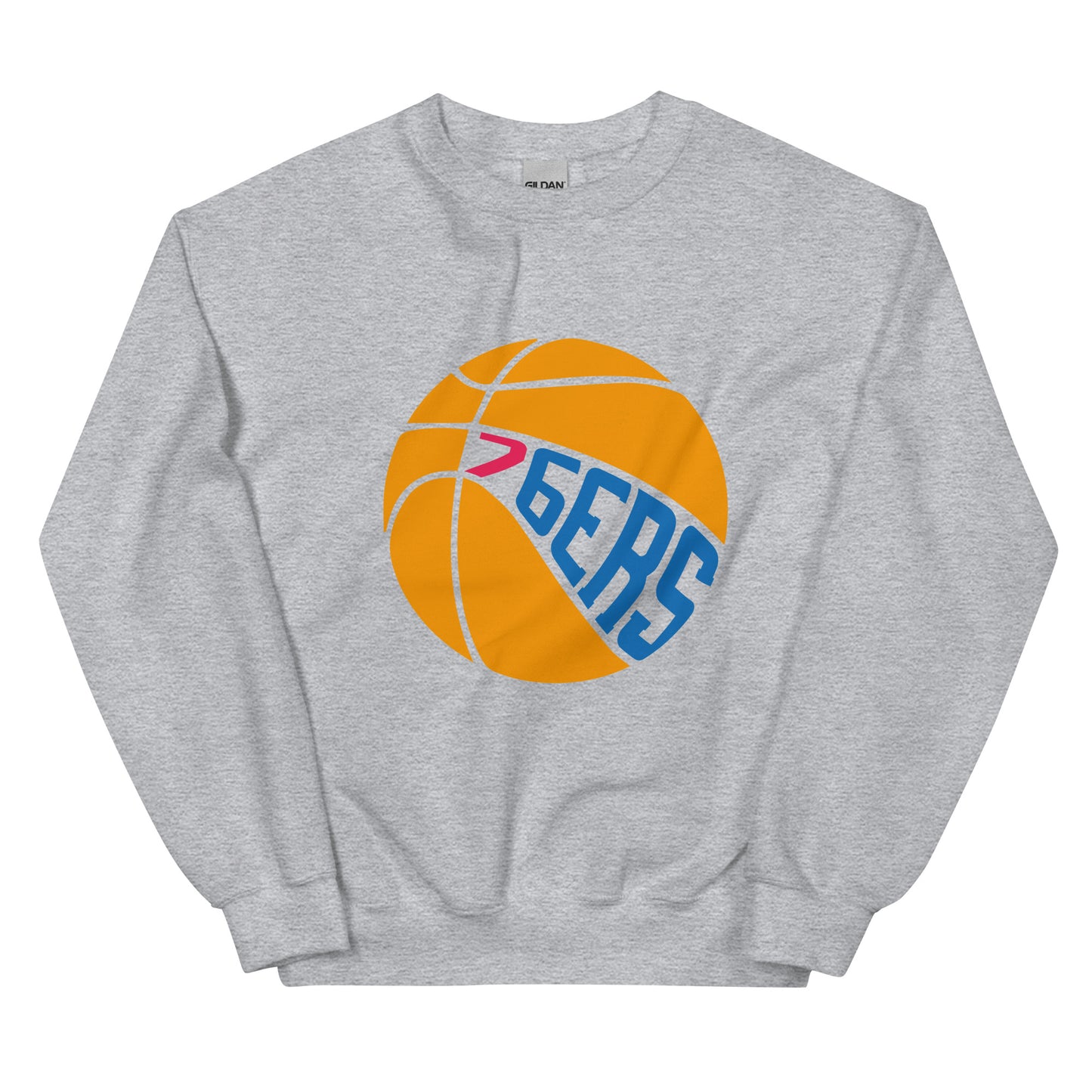 Retro Sixers Basketball Crew