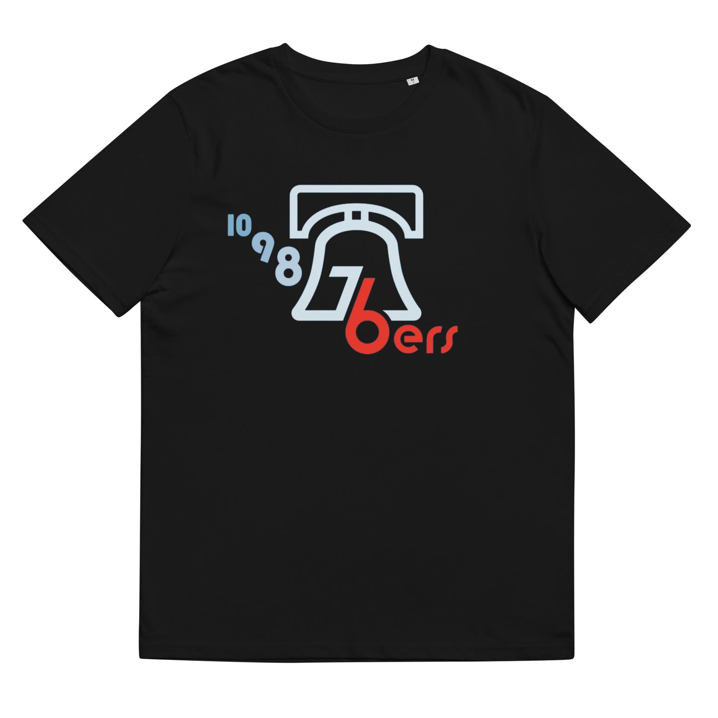 10-9-8-76ers Liberty Bell Organic Graphic Tee