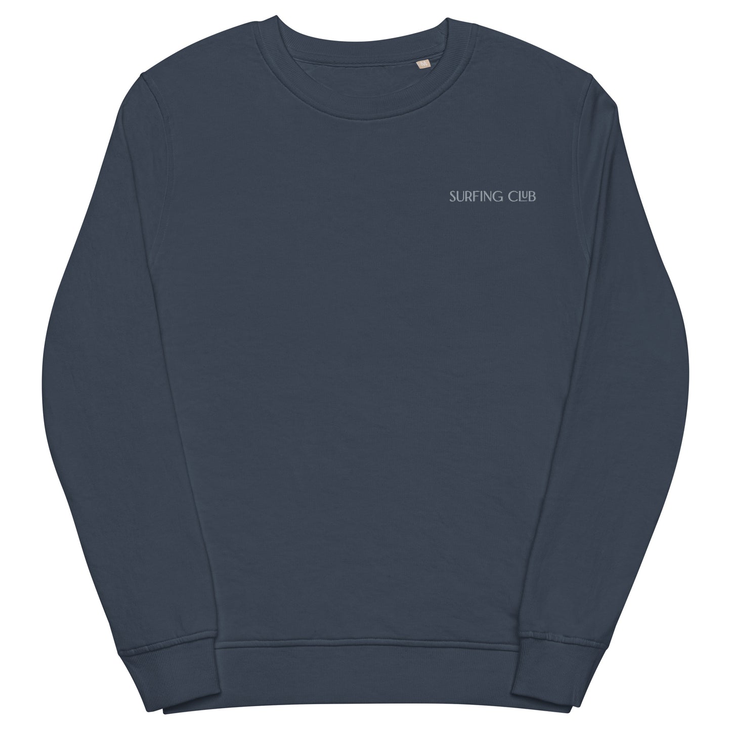 Surfing Club Unisex Hand Emboirdered Organic Crew