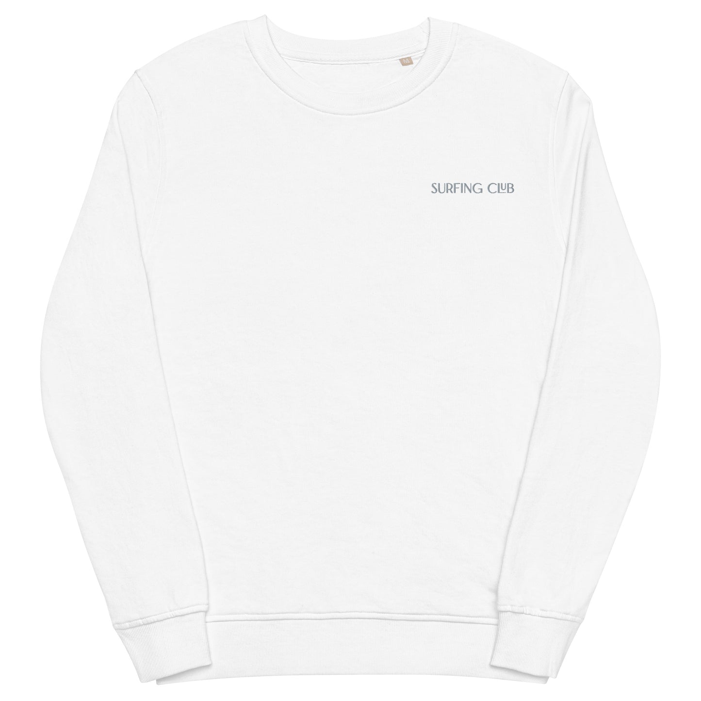 Surfing Club Unisex Hand Emboirdered Organic Crew