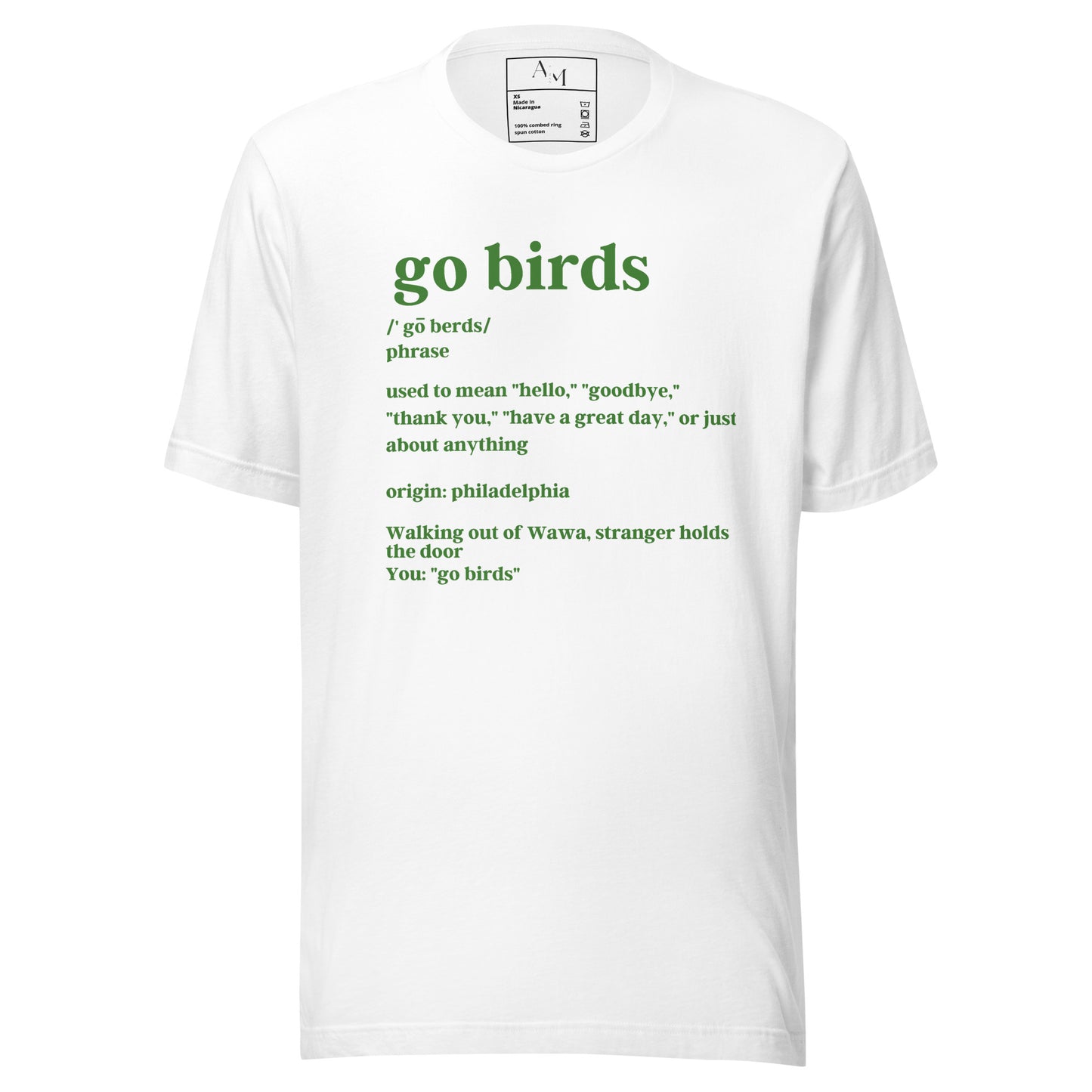 Go Birds Definition Tee