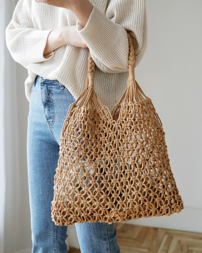 Hand Woven Mesh Bag