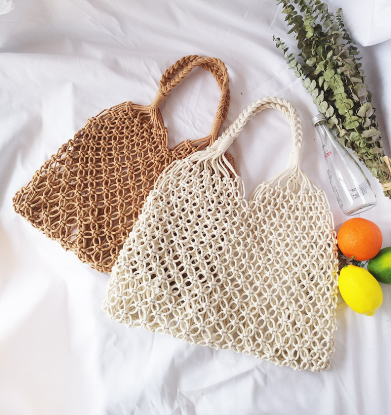 Hand Woven Mesh Bag