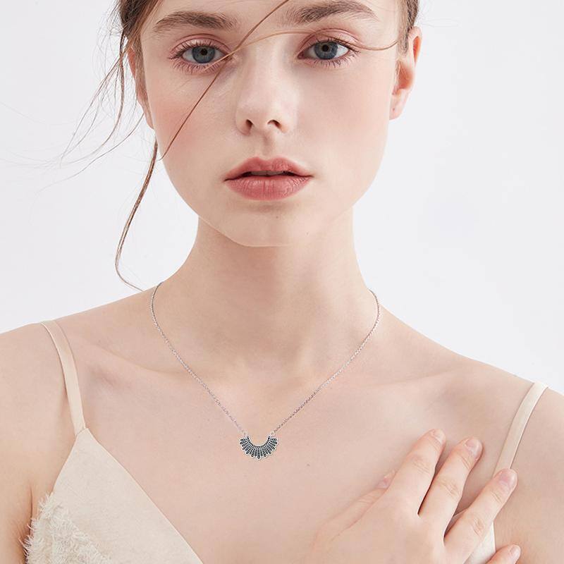 Esmerelda Gypsy Sterling Silver Collar Necklace