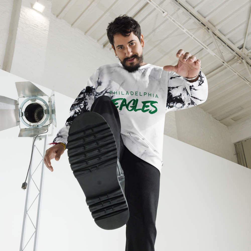 Philadelphia Eagles Tie-Dye Crew