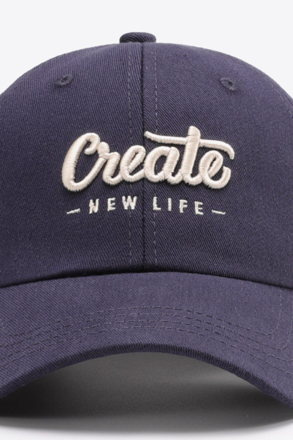 CREATE NEW LIFE Embroidered Baseball Hat