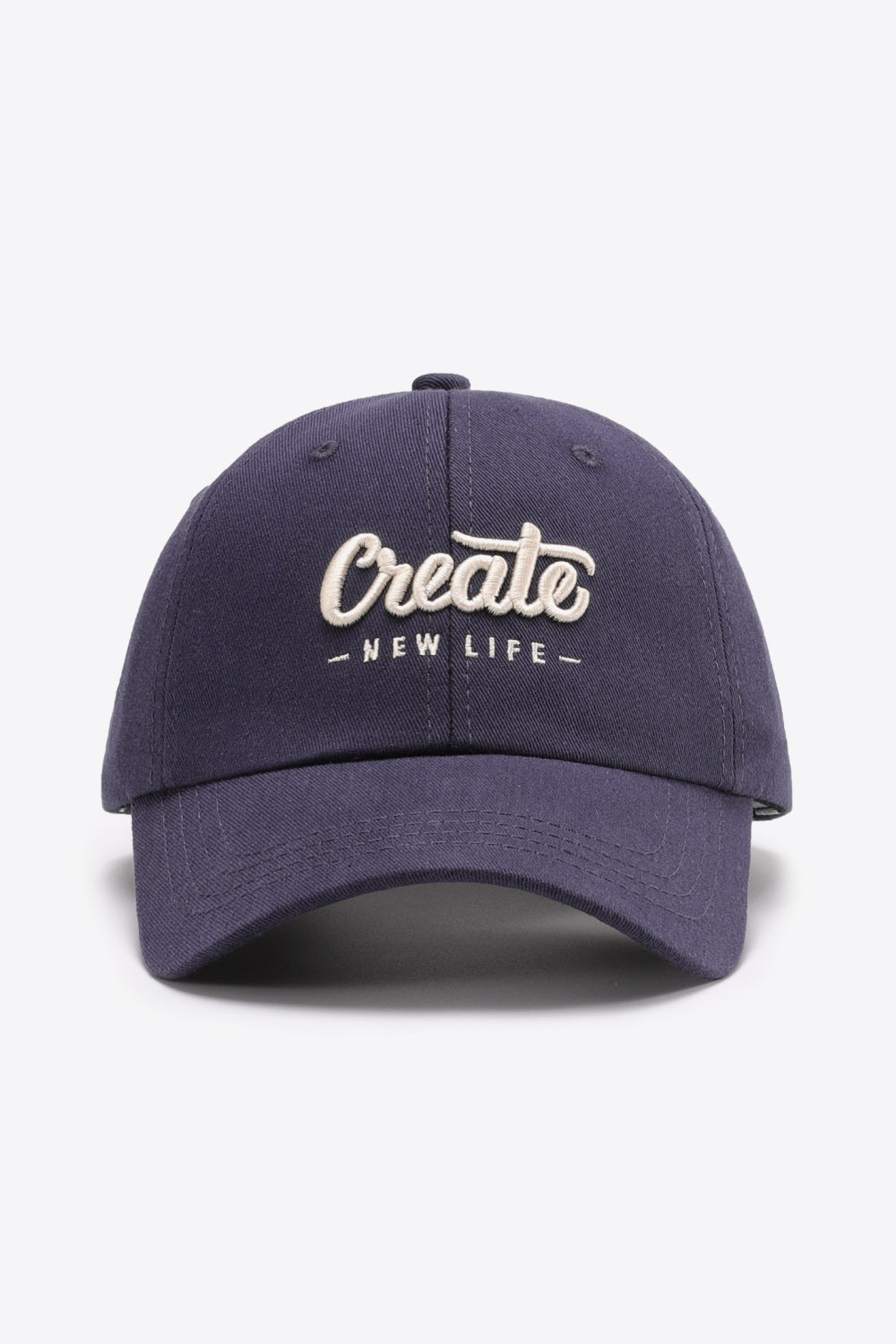 CREATE NEW LIFE Embroidered Baseball Hat