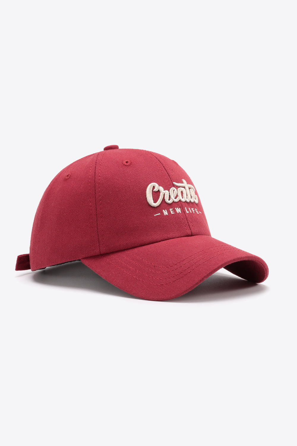 CREATE NEW LIFE Embroidered Baseball Hat