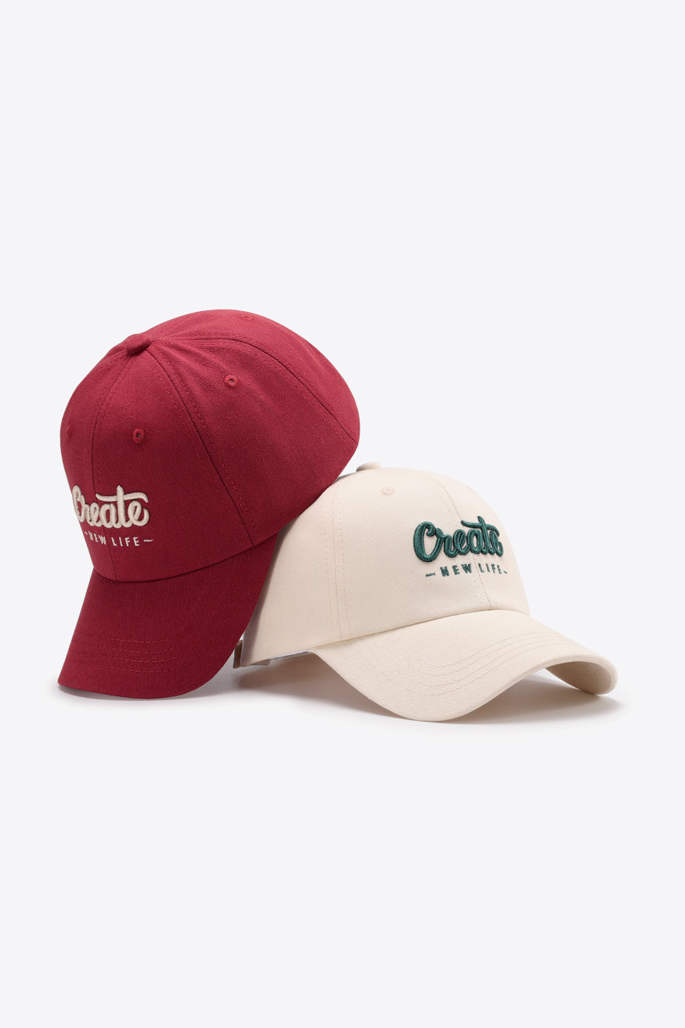 CREATE NEW LIFE Embroidered Baseball Hat