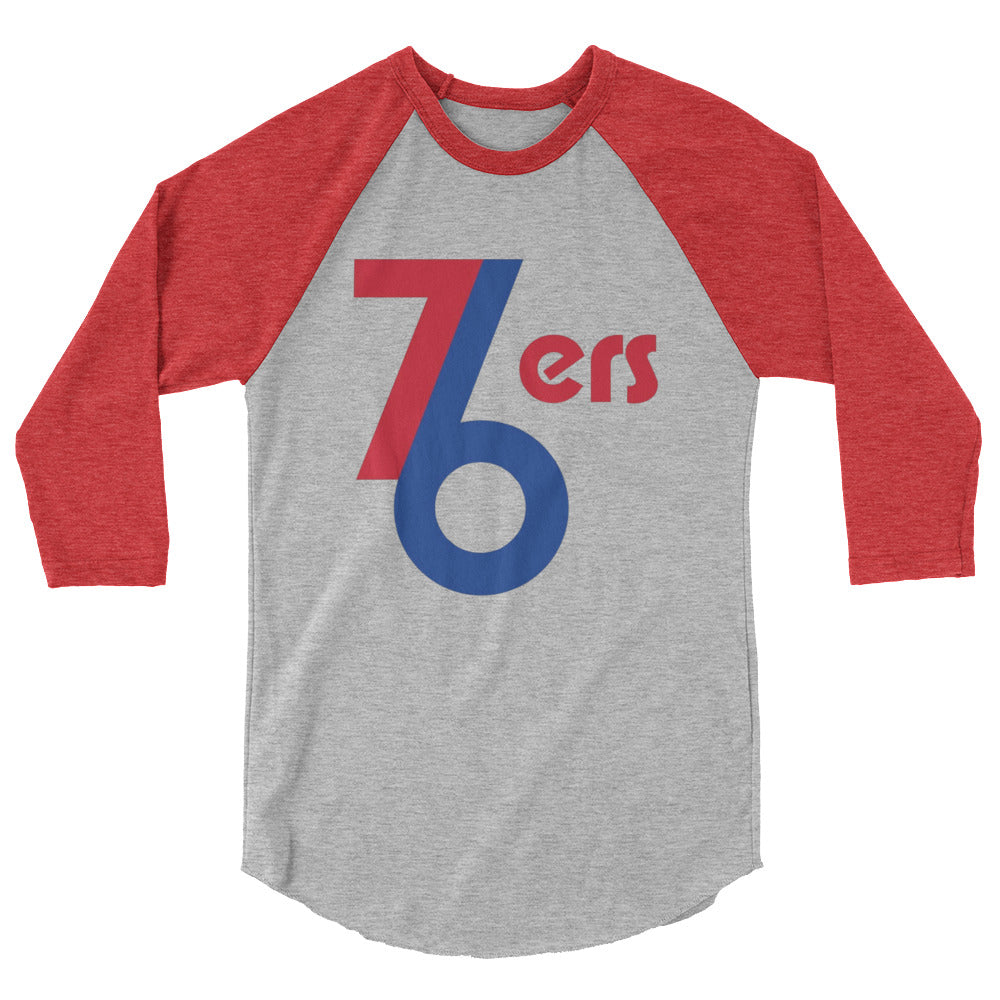 76ers 3/4 Sleeve Shirt