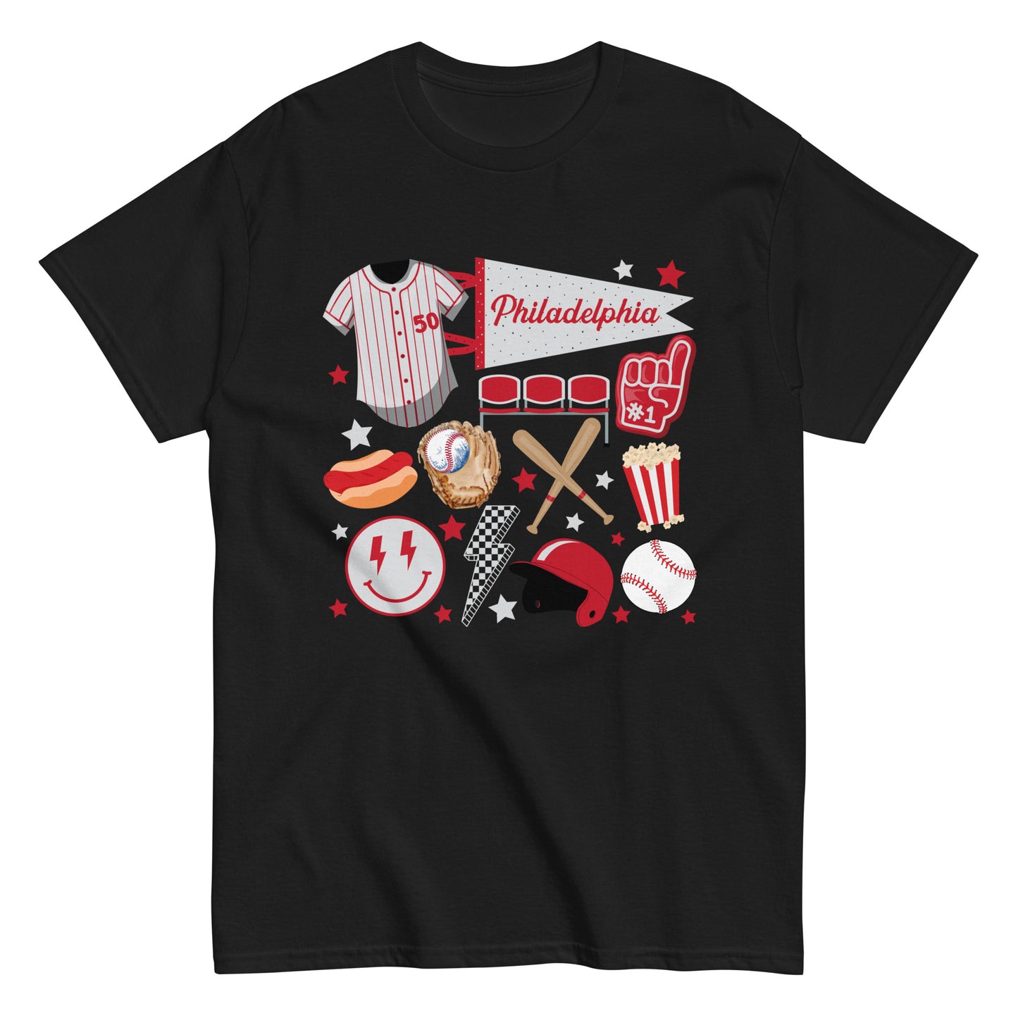 A Day at the Ball Game Adult Tee