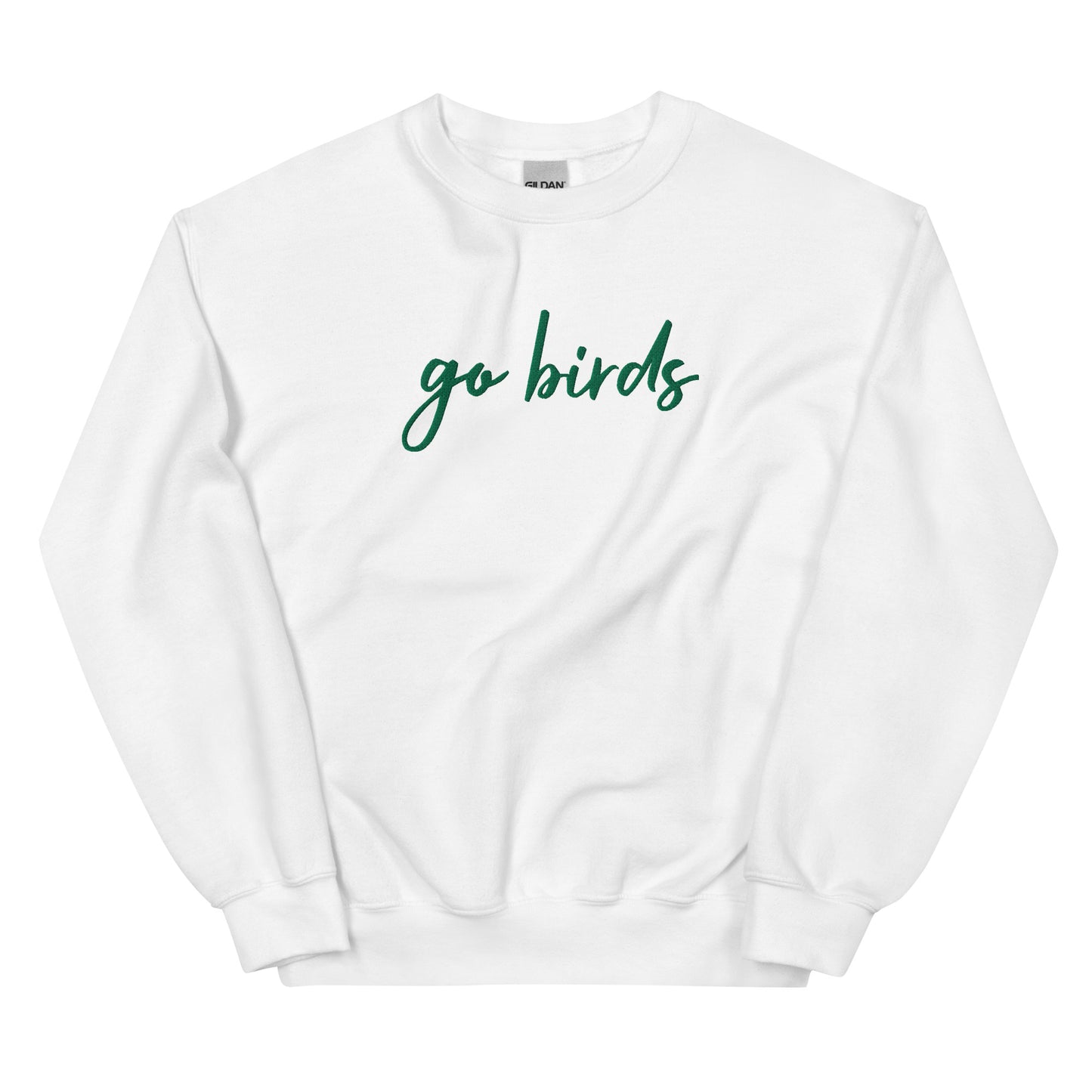 Go Birds Hand Embroidered Crew