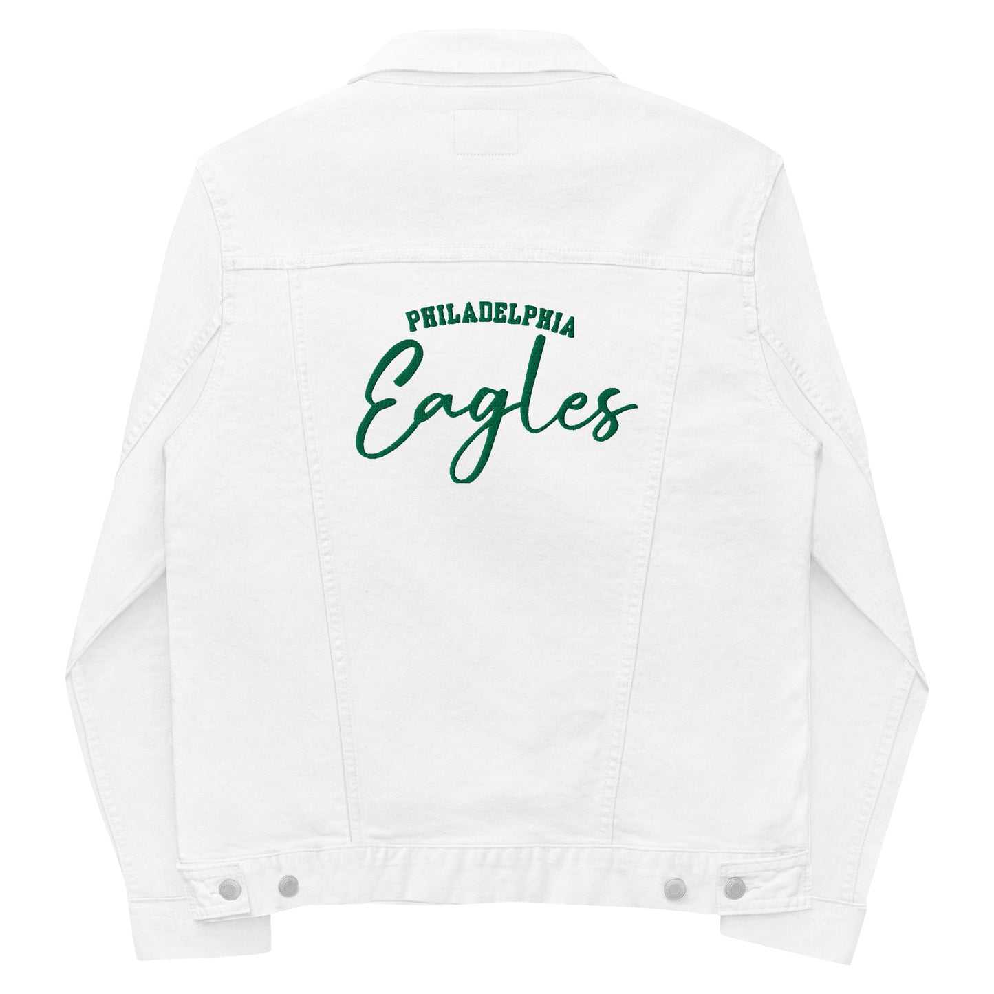 Eagles White Denim Jacket