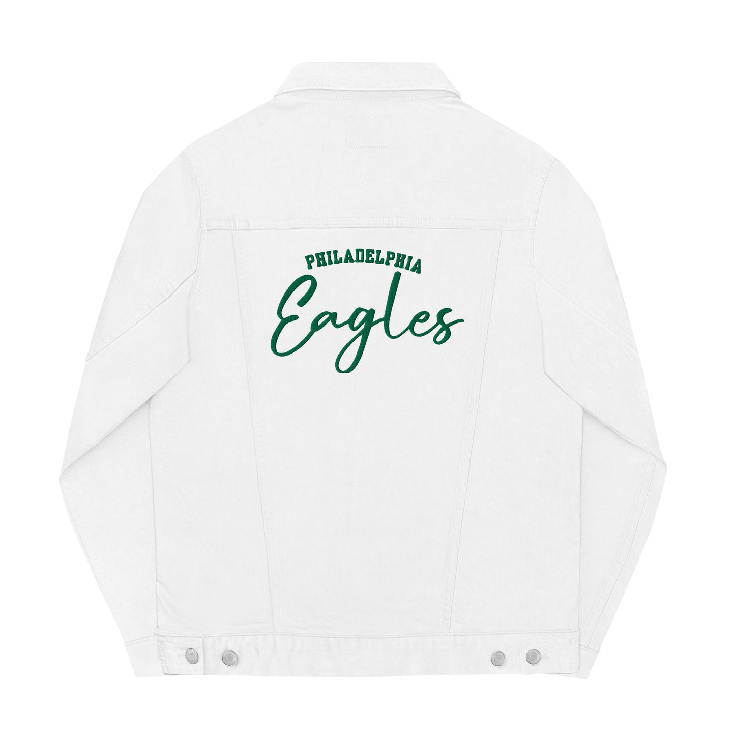 Eagles White Denim Jacket