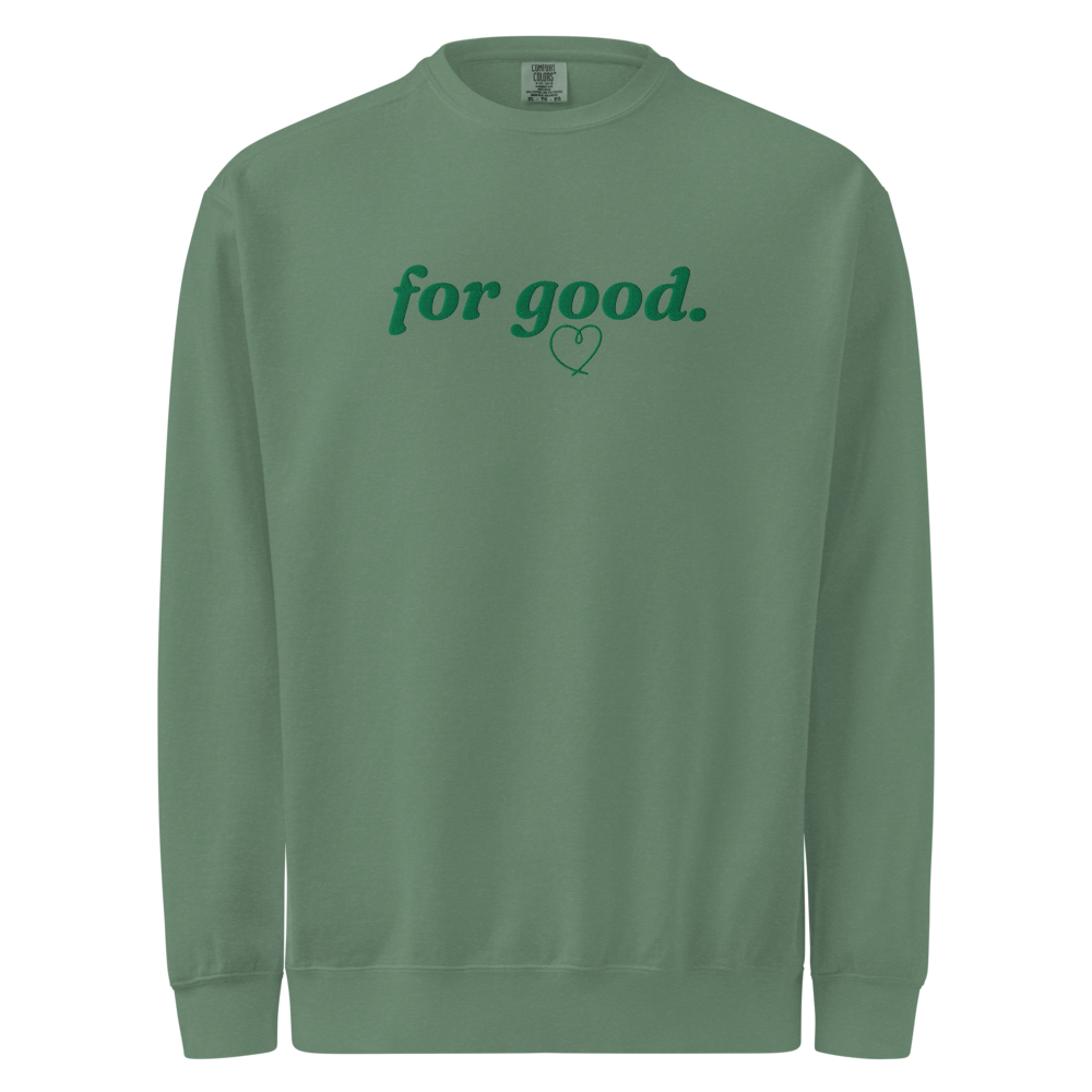 For Good - Elphaba Hand Embroidered Crew