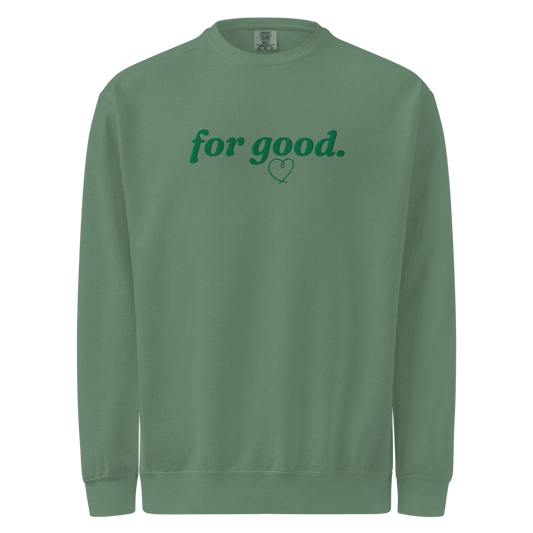 For Good - Elphaba Hand Embroidered Crew