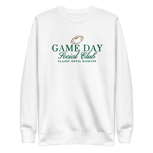 Game Day Social Club - Hand Embroidered Crew