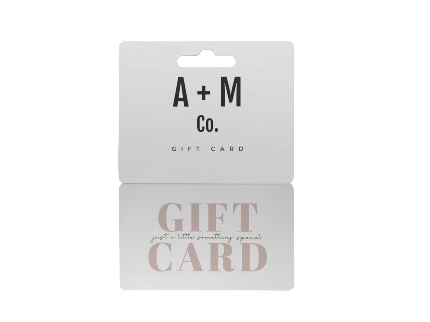 A + M Co. Gift Card